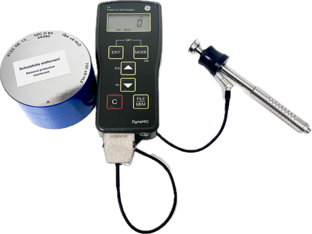 GE Krautkramer DynaMic D -DL Package Portable Rebound Hardness Tester Probe